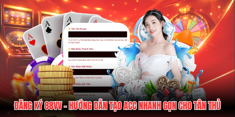 Đăng Ký 88VV - Hướng Dẫn Tạo Acc Nhanh Gọn Cho Tân Thủ